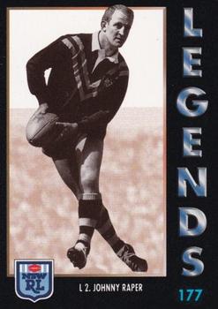 1994 Dynamic Rugby League Series 1 #177 Johnny Raper Front